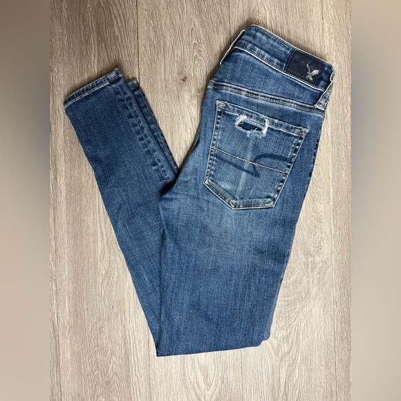 American Eagle Super Stretch  Hi Rise Jegging Size 2 Regular - Picture 1 of 11